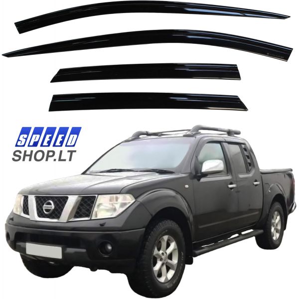 NISSAN NAVARA langų vėjo deflektoriai